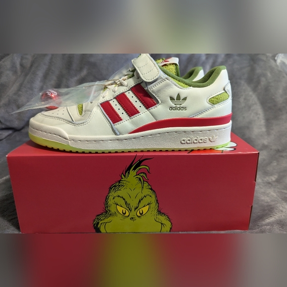 [ID3512] Mens Adidas FORUM LOW_THE GRINCH - Picture 5 of 16